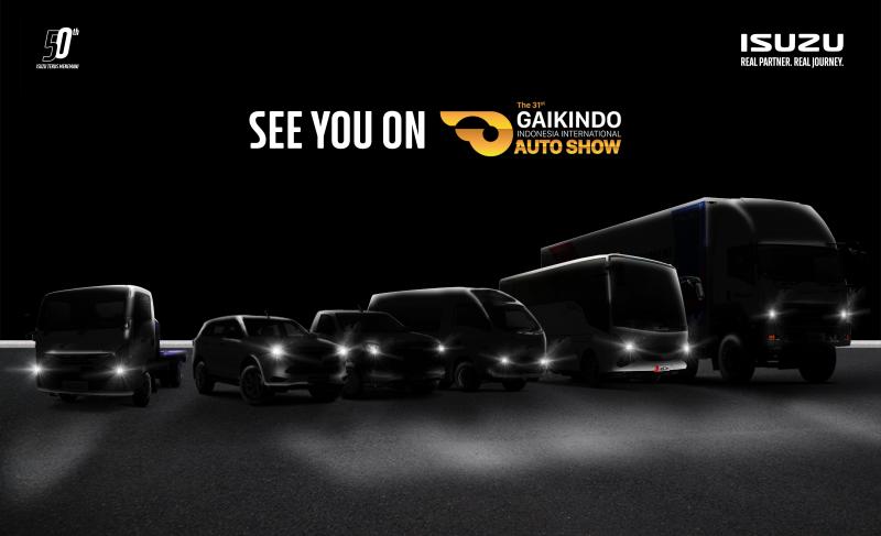 Teaser kendaraan Isuzu yang akan tampil di Gaikindo Indonesia International Auto Show (GIIAS) 2024. (sumber: Isuzu)