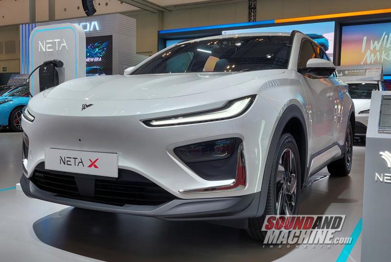SUV listrik terbaru Neta X di pameran Gaikindo Indonesia International Auto Show (GIIAS) 2024.
