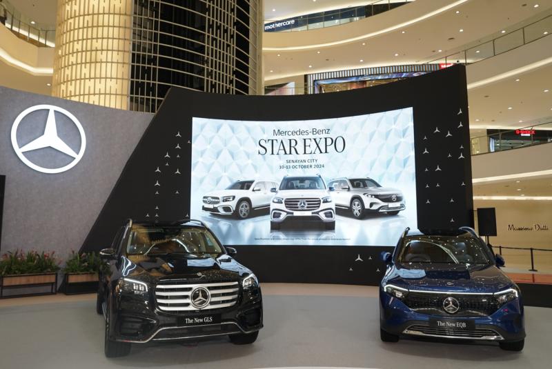 Mercedes-Benz adakan pameran Star Expo di Senayan City, dan meluncurkan SUV baru yang terdiri dari GLS 450 dan EQB 250+. (sumber: Mercedes-Benz)