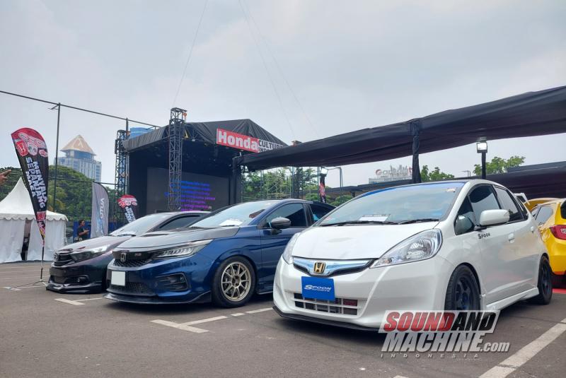 Perhelatan Honda Culture Indonesia yang merangkul para penggemar Honda untuk mengikuti kontes dan meet-up di Cibis Park, Jakarta.