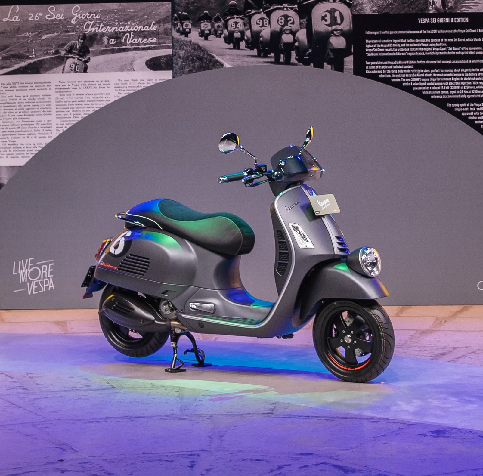 Bangkitkan Kejayaan Masa Lalu Vespa Luncurkan Gtv Sei Giorni Ii Edition